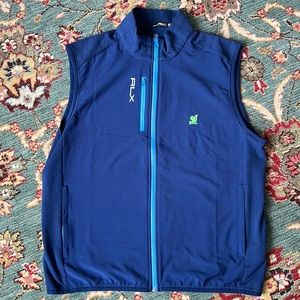 Brookline Country Club Ralph Lauren Navy Vest. NWOT. Large. TCC